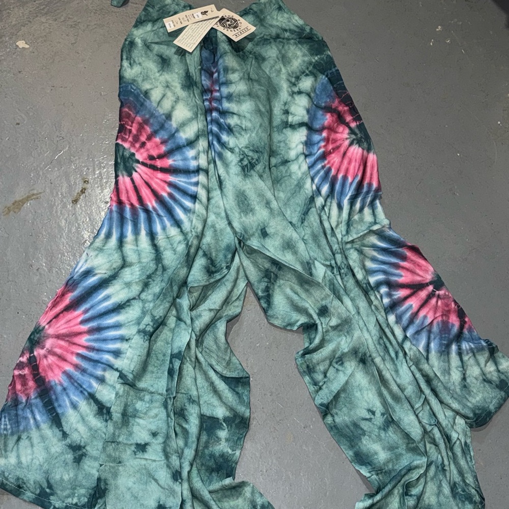 Tie-Dye Flowy Pants
